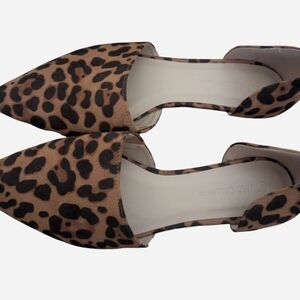 Wild Diva Brown Leopard Flats